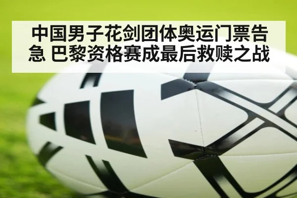中国男子花剑团体奥运门票告急 巴黎资格赛成最后救赎之战